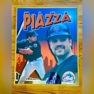 Mike Piazza New York Mets Framed 16x20 Poster – Shea Stadium MLB Baseball Art